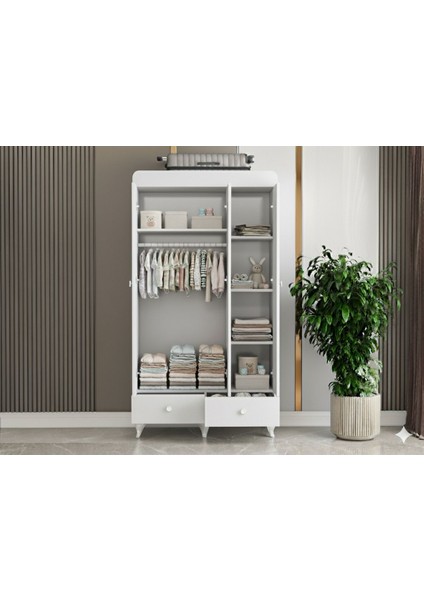 Miniboo Bebek Odası Takımı 4 Çekmeceli Büyüyen Anneyanı Sallanır Beşik ve Beşik Üç Kapaklı Dolap fırsatları