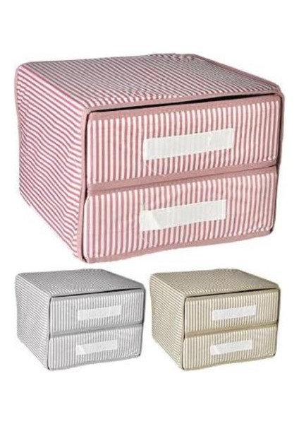 2 Katlı Bölmeli 2 Çekmeceli Dolap Içi Organizer Hurç Düzenleyici fırsatları