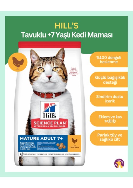 Adult +7 Tavuklu Yaşlı Kedi Maması 1,5 kg fiyatları