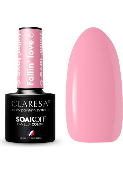 Kalıcı Oje Fallin Love Pastel Pembe 6 5gr