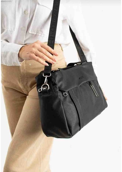 Eflanmoda Mega Polo 6 Bölmeli Yumuşak Deri Kadın Omuz Çantas fiyatları