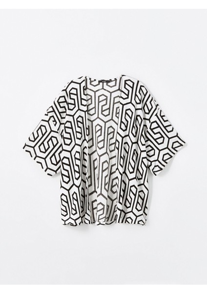 Yeni Sezon Şal Yaka Desenli Kadın Kimono indirimleri