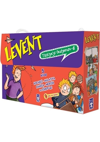 Levent Türkiye'yi Geziyorum - 6 (5 Kitap Takım)