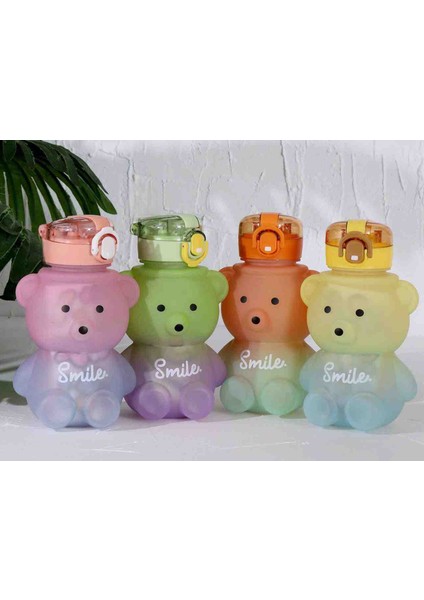 Ayıcıklı Pipetli Suluk Sevimli Tasarım Bpa Içermez Sağlıklı Güvenli Kullanım Çocuklara Özel Matara fırsatları