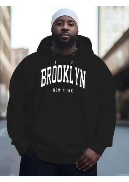 Punıx Büyük Beden Rahat Kalıp Brooklyn Dijital Baskılı Yüksek Kalite Tam Kışlık Erkek Sweatshırt fiyatları