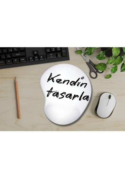 Firmalara Özel , Kişiye Özel Tasarlanabilir Bileklik Destekli Oval Mouse Pad fiyatları