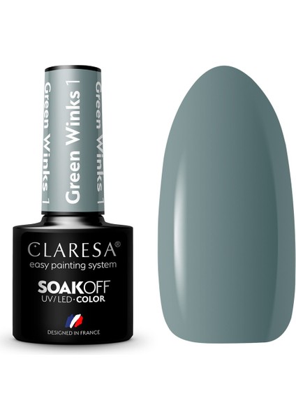 Kalıcı Oje Green Winks 1 Gri Yeşil 5g