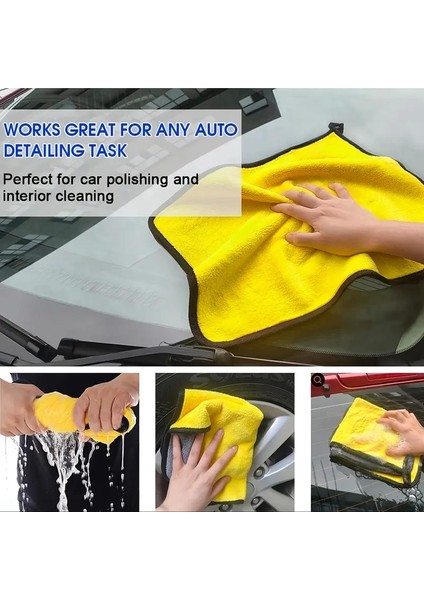 Yünlü Hassas Araba Yıkama ve Temizlik Bezi - Lisinya