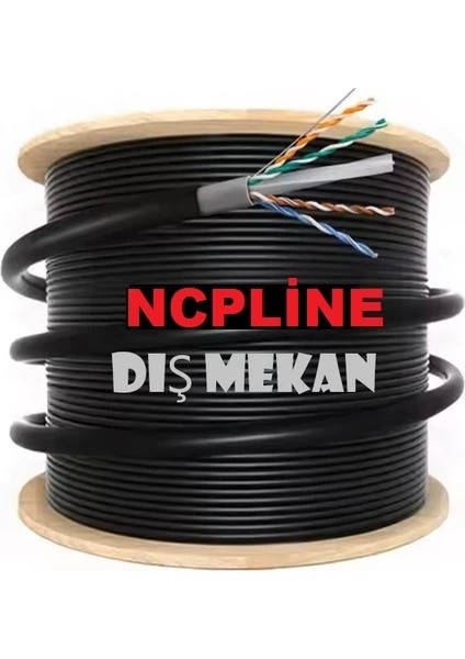 120 Metre Dış Mekan Cat6 Internet Ağ Kablo – Çift Izolasyonlu, 23 Awg, Kalın Sağlam Yapı modelleri