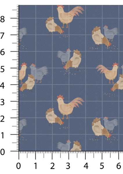 %100 Pamuk Saten Kumaş Panel – 6 Desenli Dijital Baskılı Tek Parça Patchwork Kumaş | 140 G/m², 155×100 cm