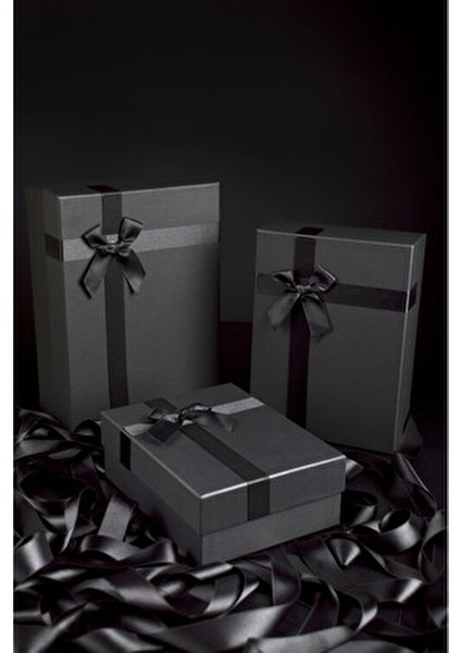 Damat Çeyiz Sandık Bohça Seti Premium Kalite 3'lü Mukkavva Damat Kutusu