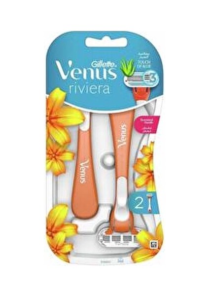 Venus Riviera Kadın Tıraş Bıçağı Kullan At 24 Adet Ferah Kokulu ve Kaymaz Gövde indirimleri