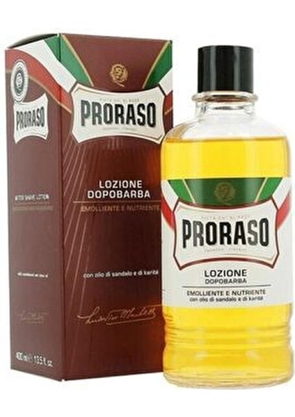 Tıraş Sonrası Losyon Sandal Ağacı Hassas Ciltler İçin 400 ml Unisex Kullanıma Uygun