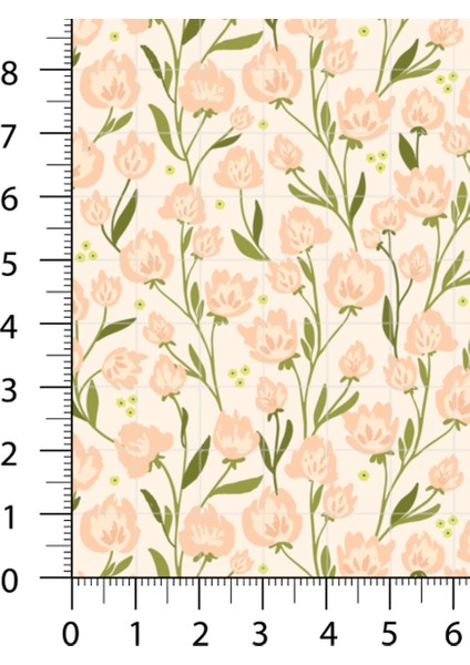 %100 Pamuk Saten Kumaş Panel – 6 Desenli Dijital Baskılı Tek Parça Patchwork Kumaş | 140 G/m², 155×100 cm