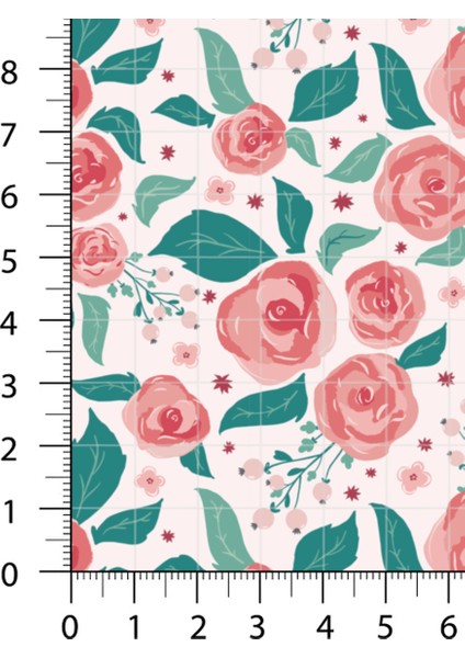 %100 Pamuk Saten Kumaş Panel – 6 Desenli Dijital Baskılı Tek Parça Patchwork Kumaş | 140 G/m², 155×100 cm