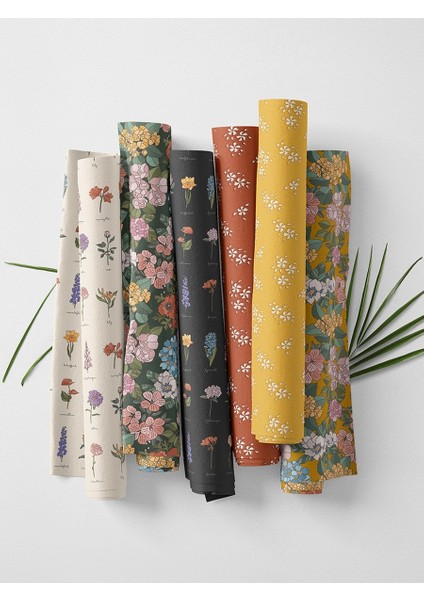 %100 Pamuk Saten Kumaş Panel – 6 Desenli Dijital Baskılı Tek Parça Patchwork Kumaş | 140 G/m², 155×100 cm modelleri