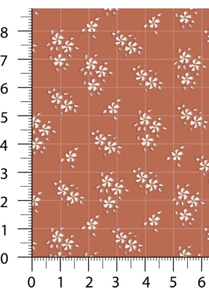 %100 Pamuk Saten Kumaş Panel – 6 Desenli Dijital Baskılı Tek Parça Patchwork Kumaş | 140 G/m², 155×100 cm