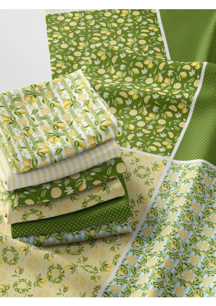 %100 Pamuk Saten Kumaş Panel – 6 Desenli Dijital Baskılı Tek Parça Patchwork Kumaş | 140 G/m², 155×100 cm fırsatları