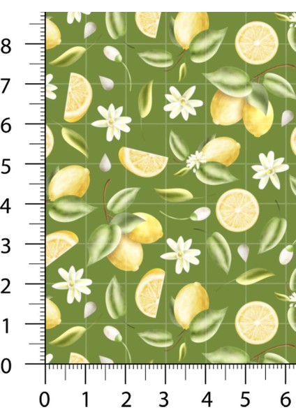 %100 Pamuk Saten Kumaş Panel – 6 Desenli Dijital Baskılı Tek Parça Patchwork Kumaş | 140 G/m², 155×100 cm
