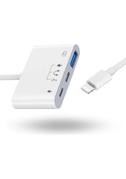 Büro Ev Ofis Cihazları Için Ios-Usb Fonksiyonel Adaptör