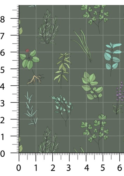 %100 Pamuk Saten Kumaş Panel – 6 Desenli Dijital Baskılı Tek Parça Patchwork Kumaş | 140 G/m², 155×100 cm