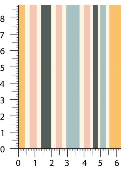 %100 Pamuk Saten Kumaş Panel – 6 Desenli Dijital Baskılı Tek Parça Patchwork Kumaş | 140 G/m², 155×100 cm