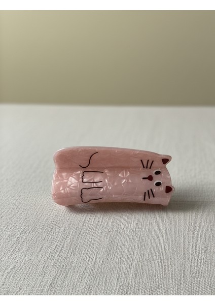 Kedi Figürlü Toka (Ithal) %100 Kemik