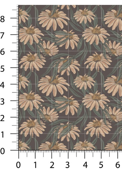%100 Pamuk Saten Kumaş Panel – 6 Desenli Dijital Baskılı Tek Parça Patchwork Kumaş | 140 G/m², 155×100 cm