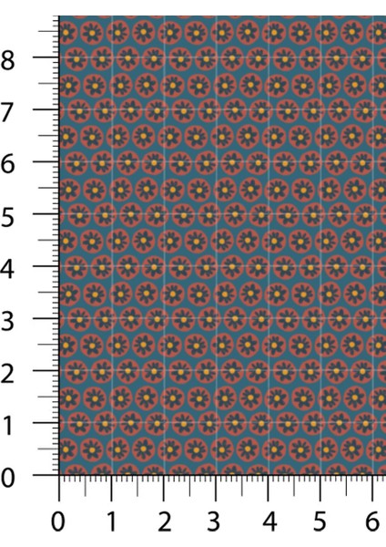 %100 Pamuk Saten Kumaş Panel – 6 Desenli Dijital Baskılı Tek Parça Patchwork Kumaş | 140 G/m², 155×100 cm