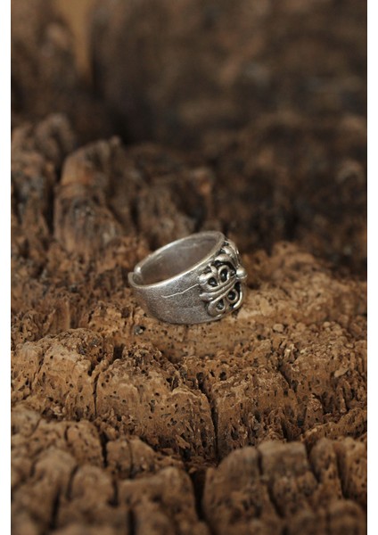 Motifli Ayarlanabilir Erkek Yüzük - Lisinya fiyatları