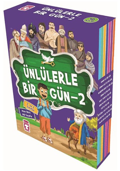 Ünlülerle Bir Gün 2 Seti - 10 Kitap Takım