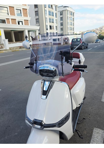 Küba mt 50 Pro Plus Ön Cam 2024-2025 Model 39CM Füme Renkli 4mm Aparatsızdır