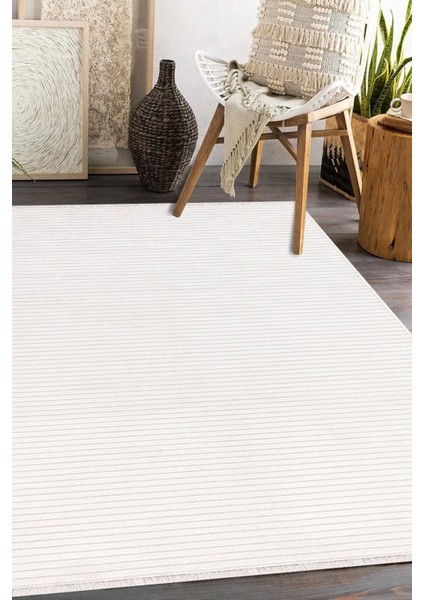 Yıkanabilir Pamuk Yolluk, Kaydırmaz, Krem, Şık ve Dayanıklı Salon ve Mutfak Kilimi indirimleri