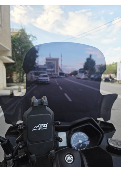 Yamaha Xmax 250 Siperlik Ön Cam 2014-2017 Model 59CM Siyah Renkli 4mm Elcikli fırsatları