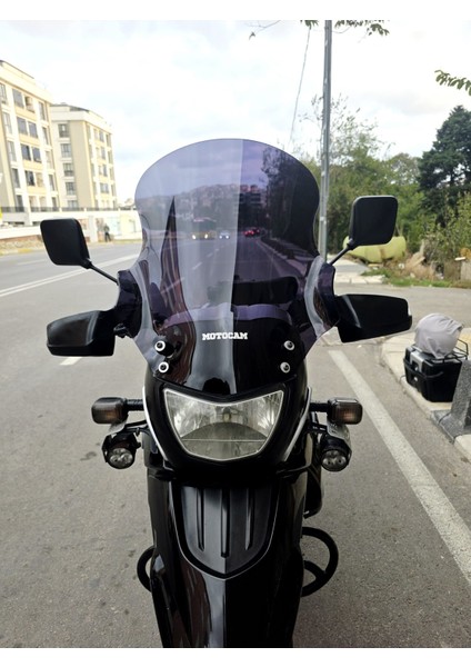 Bmw F650 Gs Siperlik Ön Cam 2004-2007 Model 50CM Siyah Renkli 4mm Sportif