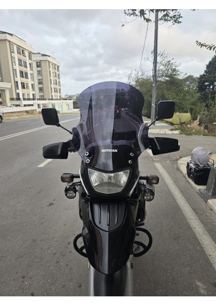 Bmw F650 Gs Siperlik Ön Cam 2004-2007 Model 50CM Siyah Renkli 4mm Sportif