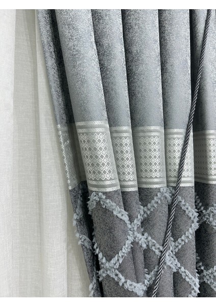 Pano Fon Perde Teymur Gri Tek Kanat Aksesuar Hariç fiyatları