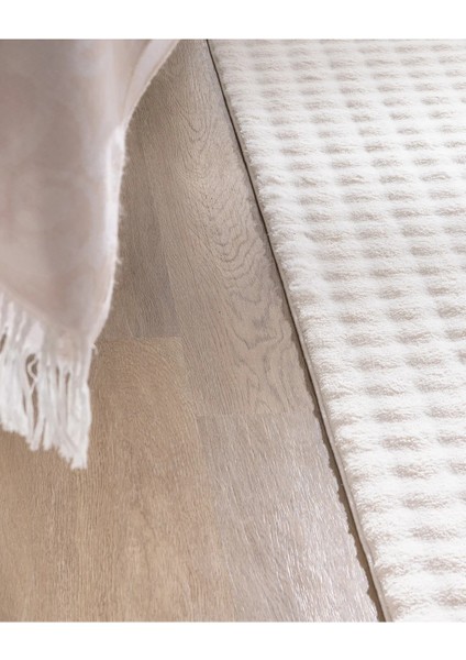 Velvet Serisi Krem Bubble Peluş Yolluk, Kaymaz Taban, Yıkanabilir, Şık ve Konforlu modelleri