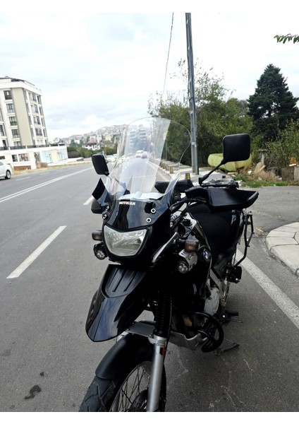 Bmw F650 Gs Siperlik Ön Cam 2004-2007 Model 50CM Şeffaf Renkli 4mm Sportif modelleri