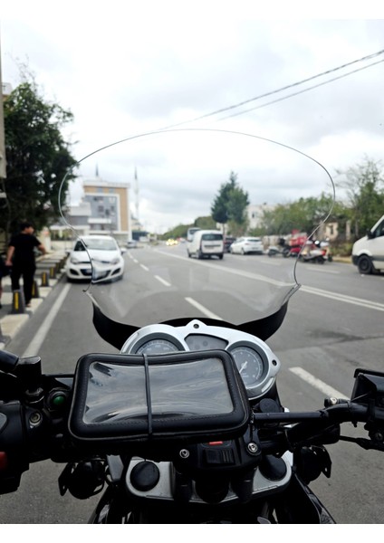 Bmw F650 Gs Siperlik Ön Cam 2004-2007 Model 50CM Şeffaf Renkli 4mm Sportif fırsatları