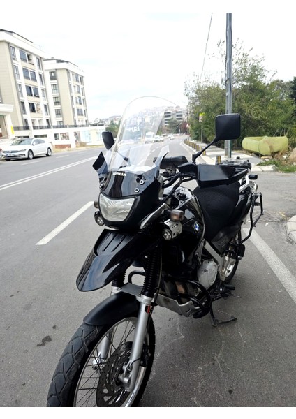 Bmw F650 Gs Siperlik Ön Cam 2004-2007 Model 50CM Şeffaf Renkli 4mm Sportif