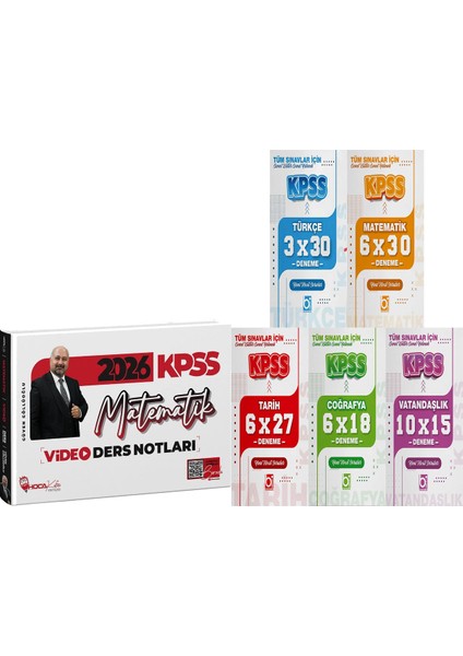 2026 Kpss Matematik Video Ders Notları - 5 Ders 31 Deneme