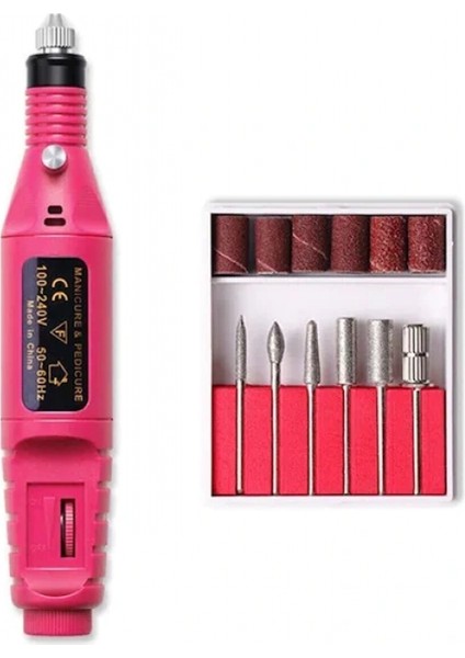 6 Uçlu Elektrikli Manikür Pedikür Seti ( 2000-300RPM Hız ) (4887) fiyatları