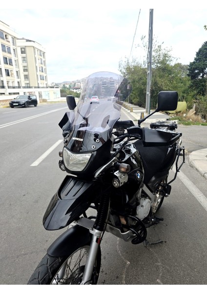 Bmw F650 Gs Siperlik Ön Cam 2004-2007 Model 50CM Füme Renkli 4mm Sportif