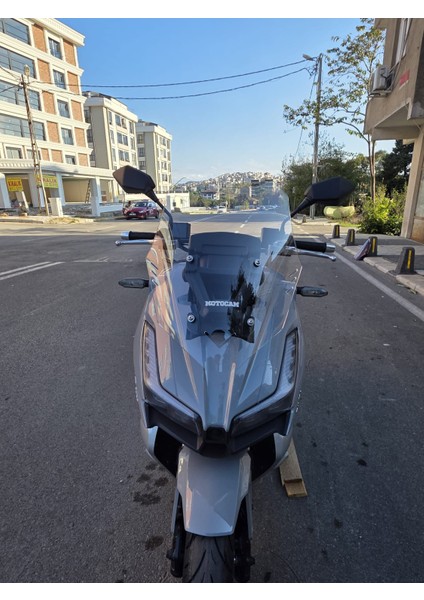 Küba Rubano 150 Siperlik Ön Cam 2023-2025 Model 49CM Şeffaf Renkli 4mm Spor Cam