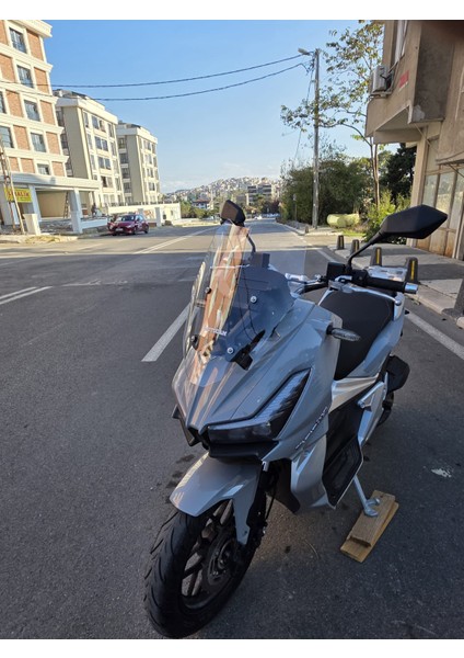 Rks Veloce 150 Siperlik Ön Cam 2023-2025 Model 49CM Şeffaf Renkli 4mm Spor Cam modelleri