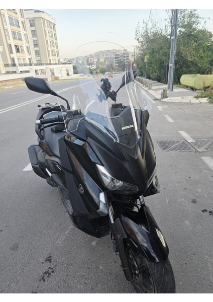Yamaha Xmax 250 Siperlik Ön Cam 2014-2017 Model 59CM Füme Renkli 4mm Elcikli fiyatları