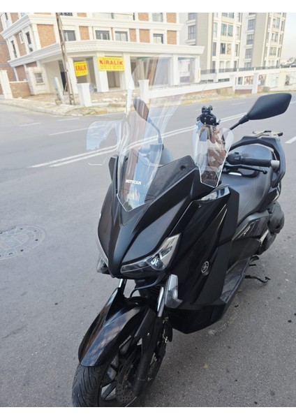 Yamaha Xmax 250 Siperlik Ön Cam 2014-2017 Model 59CM Füme Renkli 4mm Elcikli modelleri