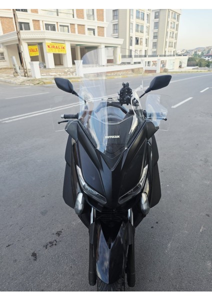 Yamaha Xmax 250 Siperlik Ön Cam 2014-2017 Model 59CM Füme Renkli 4mm Elcikli indirimleri