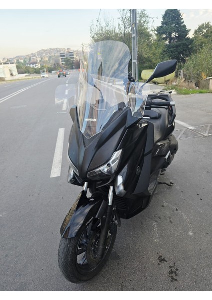 Yamaha Xmax 250 Siperlik Ön Cam 2014-2017 Model 59CM Füme Renkli 4mm Elcikli